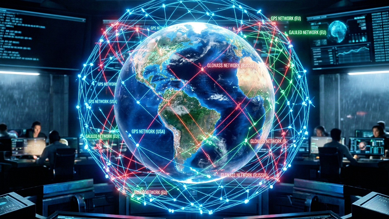 GPS vs GLONASS vs Galileo Hologram
